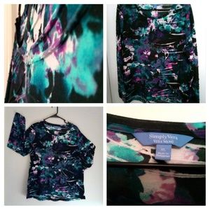 Simply Vera VERA WANG dressy-top size XL
